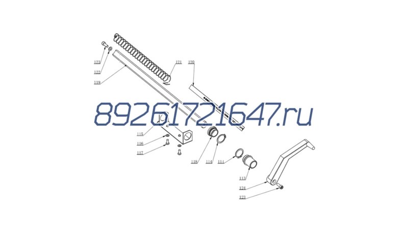  Линейка механическая в сборе для CB 1448 (0)