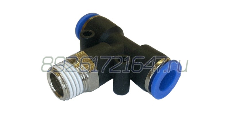  Фитинг быстросъемный Т-образный с наружной резьбой OPB 8-01 (R1/8) 6000218 (0)