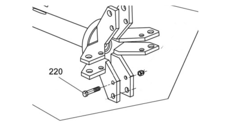  KraftWell KRW26-S220 Болт (0)