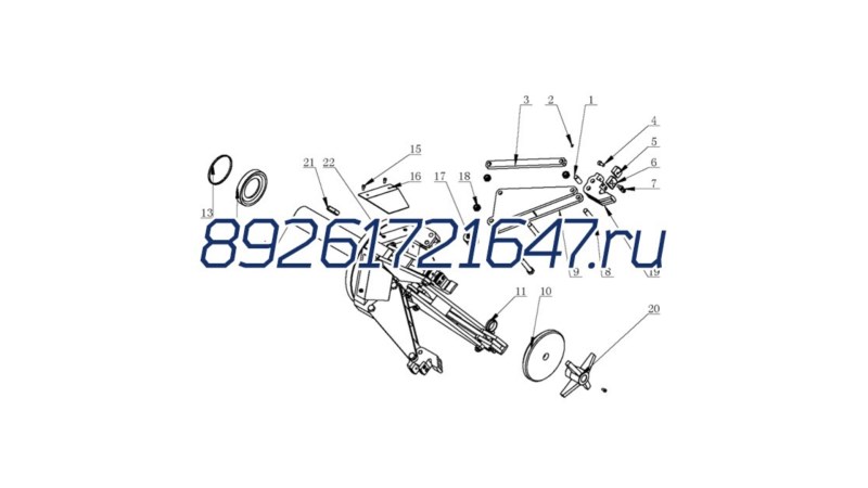  6001025 Кулачок зажимной А на грузовой шиномонтажный станок 1580 TROMMELBERG (0)