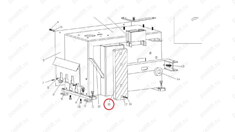  M-209BP1P2/10 Буфер отбортовщика резиновый (0)