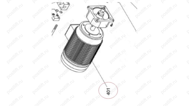  MT-290/401 Электродвигатель 220V/60HZ/1 PH (0)