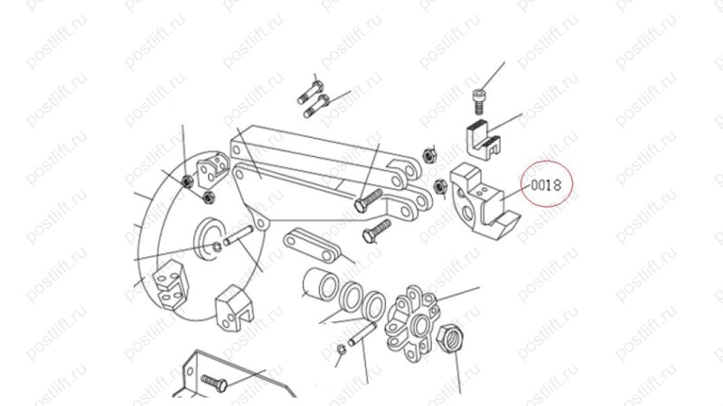  MT-298/0018 Держатель кулачка (0)