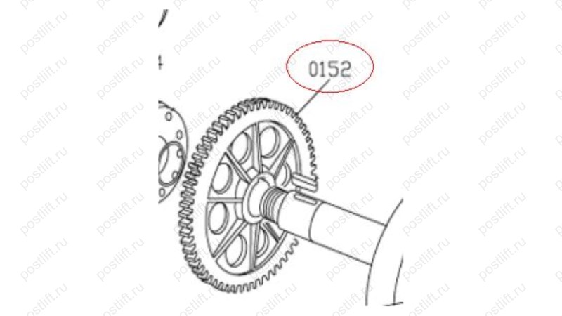  MT-298/0152 Шкив зубчатый (1)