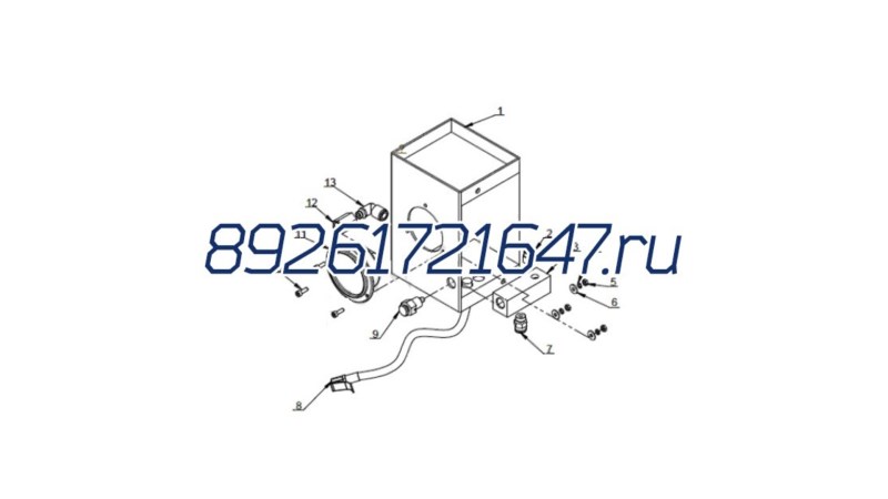  Фитинг ?8, R1/4″ (0)