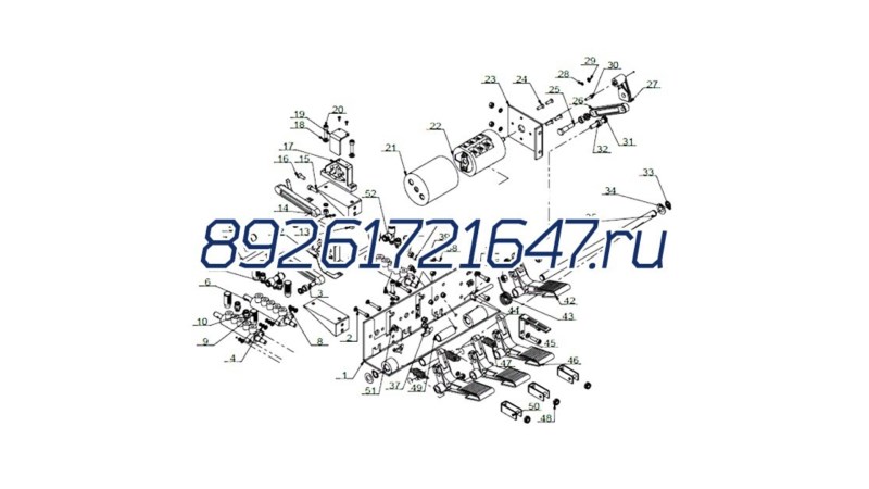  Педаль для 1850 и 1885IT / Pedal ст.артикул *301_1850_1885IT (0)