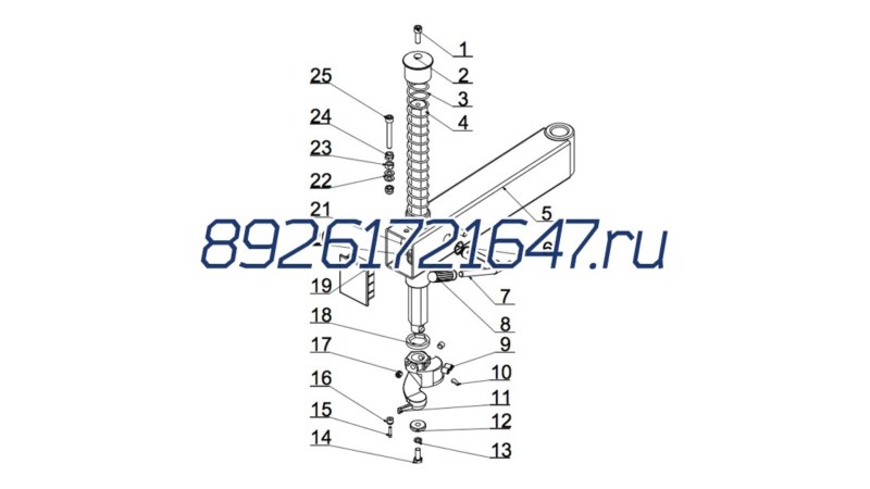  Пружина вертикального штока на шиномонтажный станок 1850 и 1885 IT trommelberg (0)