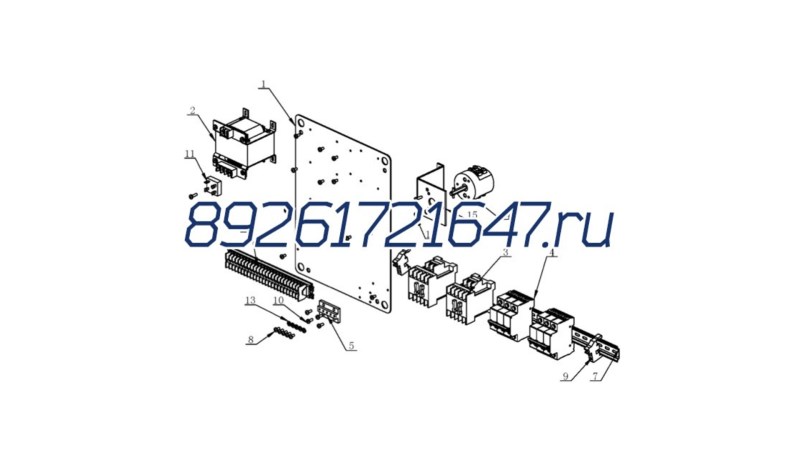  Размыкатель трехфазный в сборе (0)