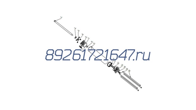  Шток цилиндра откидывания руки для 1885IT /Shaft for cylnder (0)
