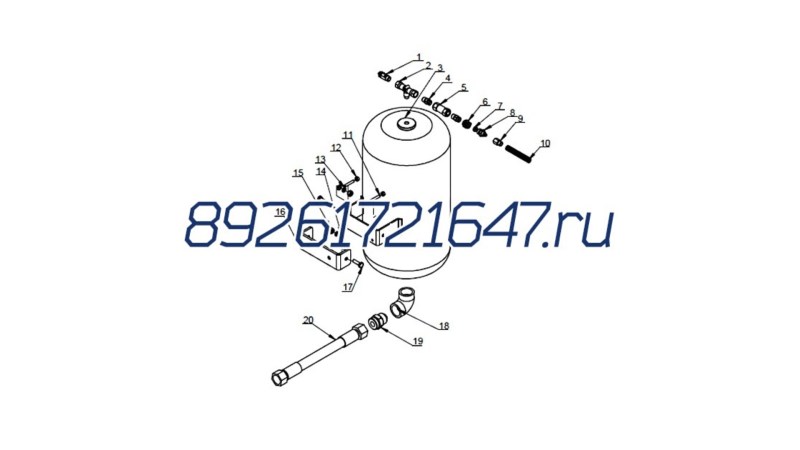  Соединитель резьбовой R1/4” (0)