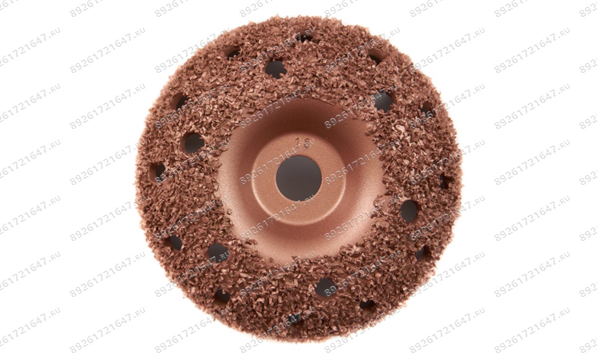  NS05-7018 Полусфера шероховальная, Ø102x38мм, AH 14мм, 18 Grit (1)