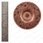  NS05-7018 Полусфера шероховальная, Ø102x38мм, AH 14мм, 18 Grit мни (2)