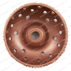  NS05-7018 Полусфера шероховальная, Ø102x38мм, AH 14мм, 18 Grit мни (3)