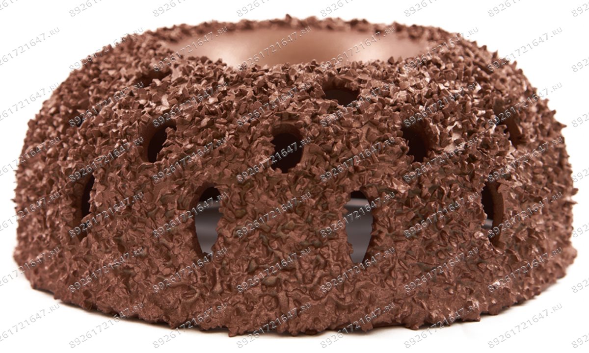  NS05-7018 Полусфера шероховальная, Ø102x38мм, AH 14мм, 18 Grit (0)