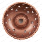 NS05-7018 Полусфера шероховальная, Ø102x38мм, AH 14мм, 18 Grit фото