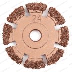  NS05-2124-RF Диск шероховальный, Ø50x6мм, AH 3/8\'\'-24 thread, 24 Grit мни (1)