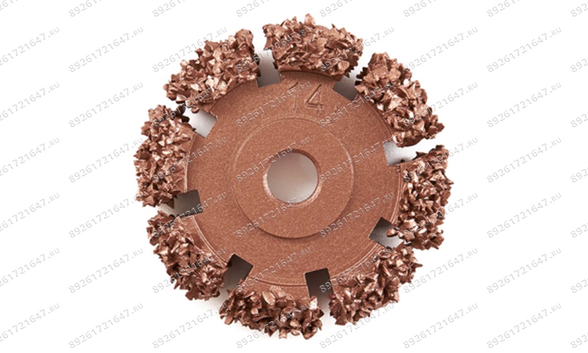  NS05-2214-RF Диск шероховальный, Ø50x9,5мм, AH 3/8\'\'-24 thread, 14 Grit (1)