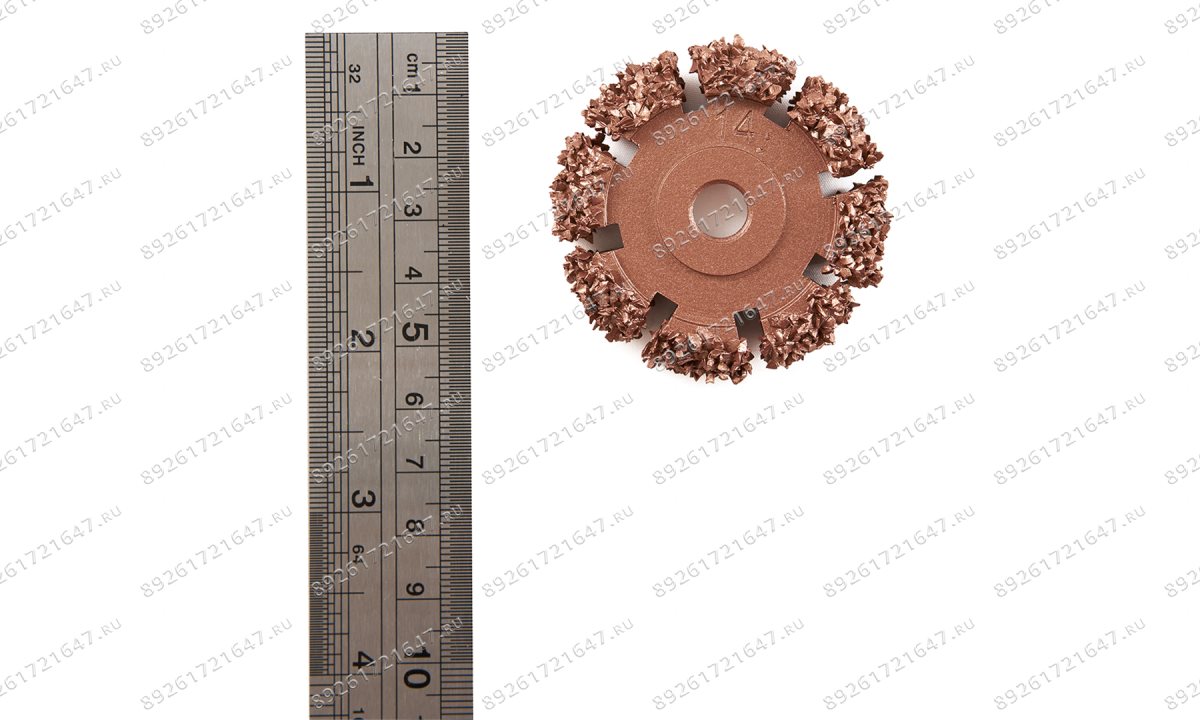  NS05-2214-RF Диск шероховальный, Ø50x9,5мм, AH 3/8\'\'-24 thread, 14 Grit (1)