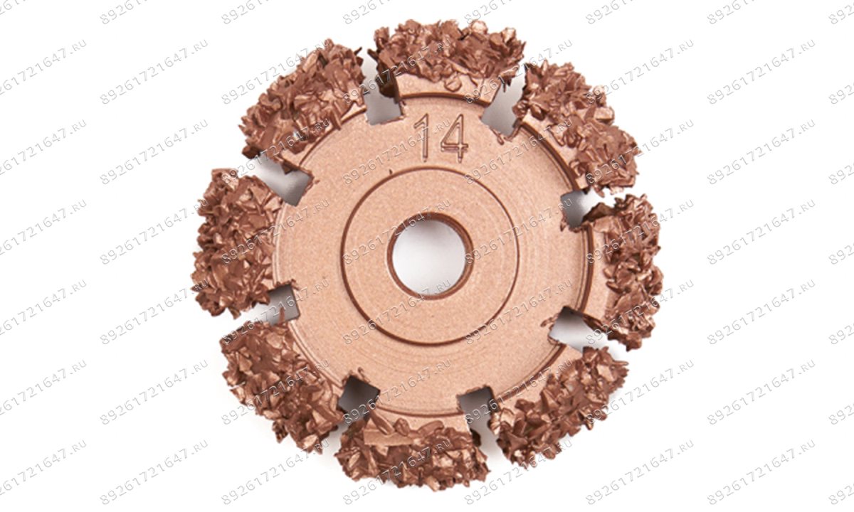  NS05-2314-RF Диск шероховальный, Ø50x13мм, AH 3/8\'\'-24 thread, 14 Grit (1)