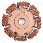  NS05-2314-RF Диск шероховальный, Ø50x13мм, AH 3/8\'\'-24 thread, 14 Grit мни (1)