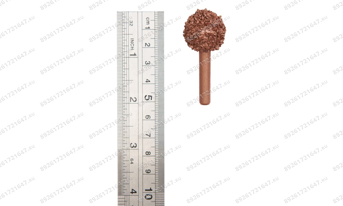  NS05-5016 Шар шероховальный Ø20мм, штифт 6,3мм, 16 Grit (0)