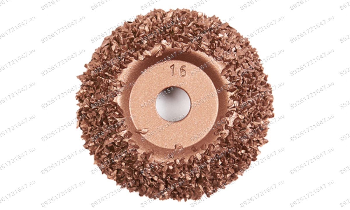  NS05-6116 Полусфера шероховальная, Ø50x19мм, AH 9,5мм, 16 Grit (1)