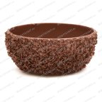 NS05-6124 Полусфера шероховальная, Ø50x19мм, AH 9,5мм, 24 Grit фото