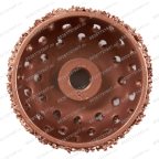  NS05-6418 Полусфера шероховальная, Ø55x25мм, AH 3/8