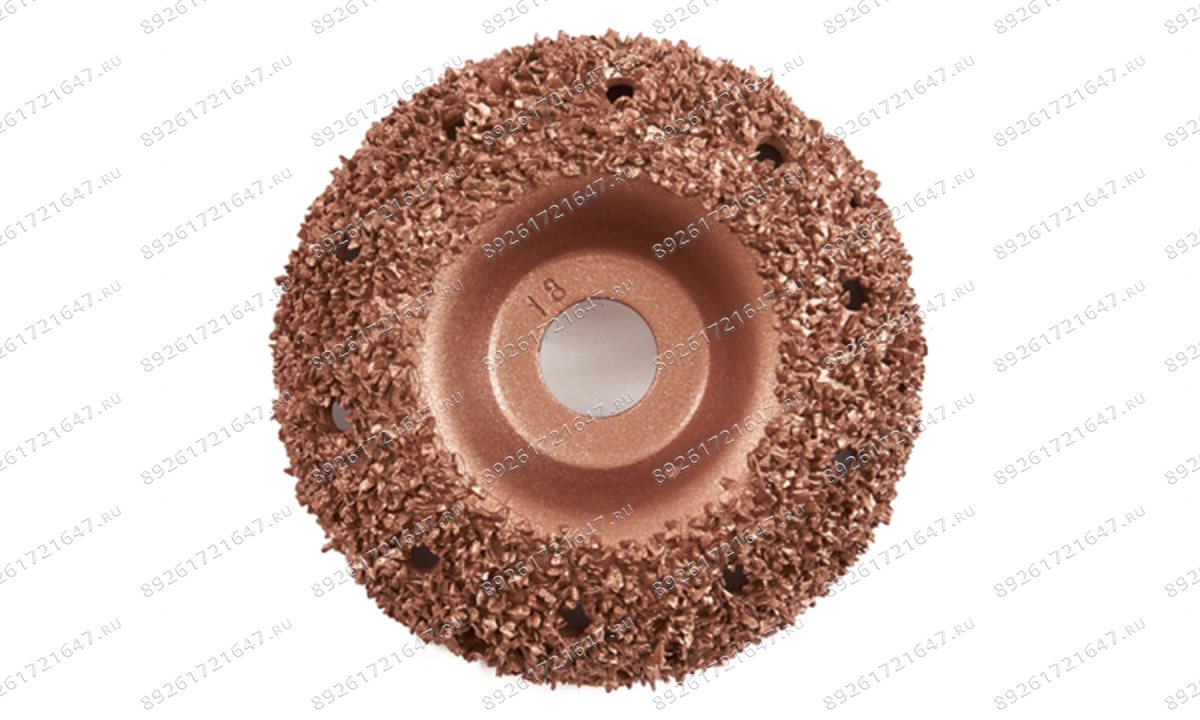  NS05-6818 Полусфера шероховальная, Ø76x32мм, AH 14мм, 18 Grit (1)
