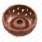  NS05-6818 Полусфера шероховальная, Ø76x32мм, AH 14мм, 18 Grit мни (0)