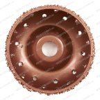  NS05-6818 Полусфера шероховальная, Ø76x32мм, AH 14мм, 18 Grit мни (2)