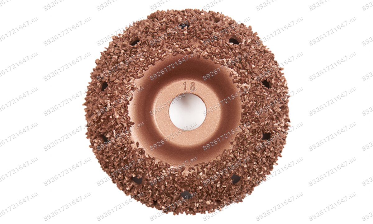  NS05-6918 Полусфера шероховальная, 76x38мм, AH 14мм, 18 Grit (1)