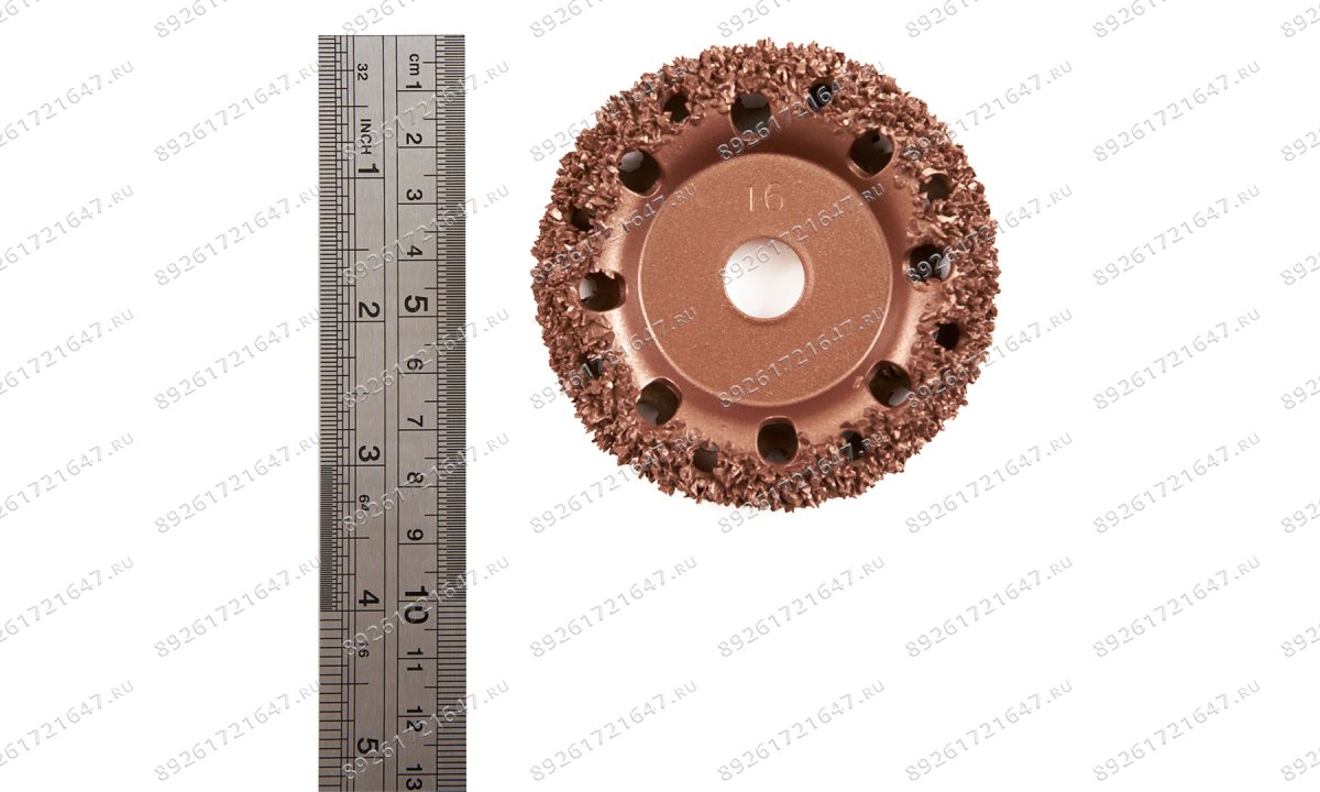  NS05-704-16 Диск шероховальный, Ø76x16мм, AH 14мм, 16 Grit (0)