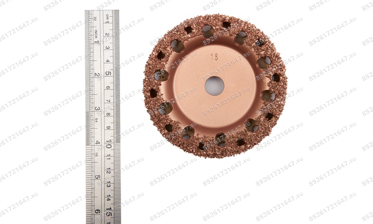  NS05-705-18 Диск шероховальный, Ø102x19мм, AH 14мм, 18 Grit (0)