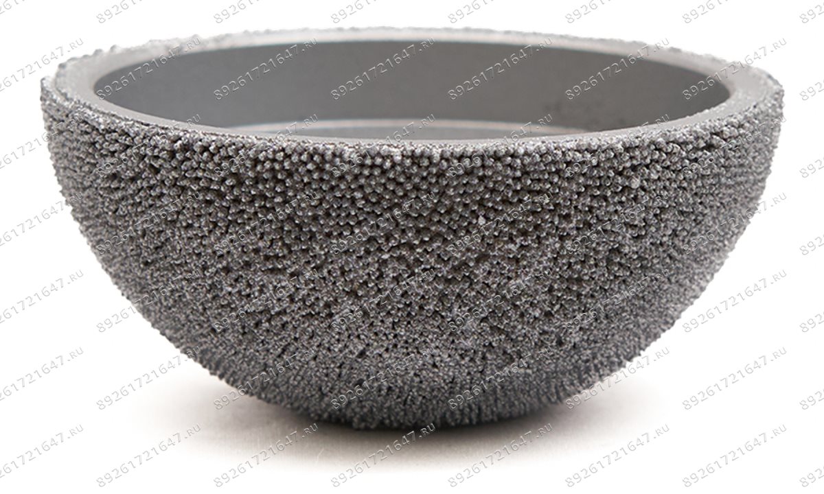  NS100 Полусфера шероховальная, Ø44,4x19мм, AH 3/8