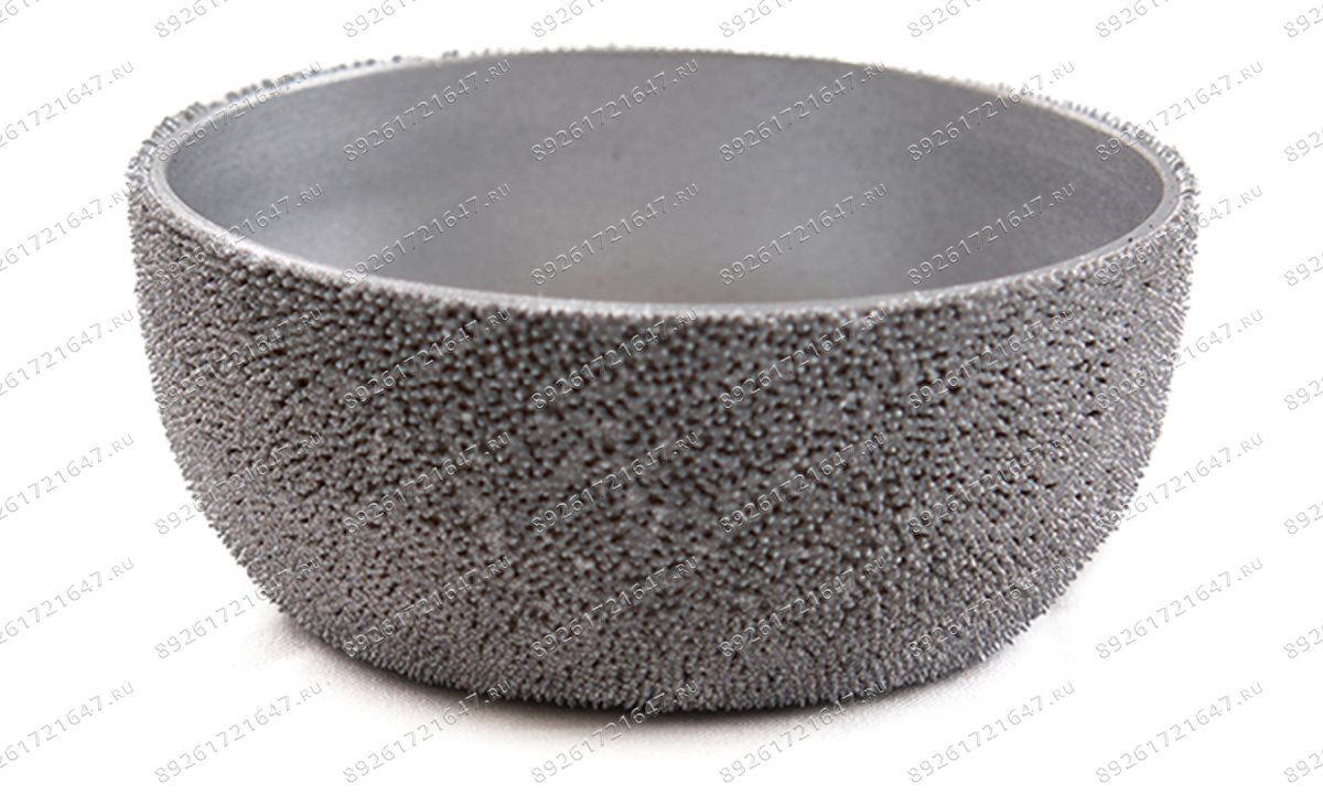  NS102 Полусфера шероховальная, Ø50,8x19мм, AH 9,5мм, 170 Grit (0)