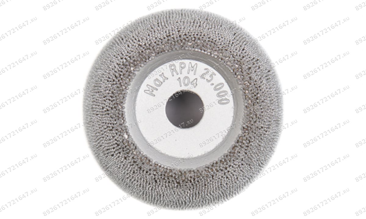  NS104 Полусфера шероховальная, Ø50,8x19мм, AH 9,5мм, 230 Grit (1)