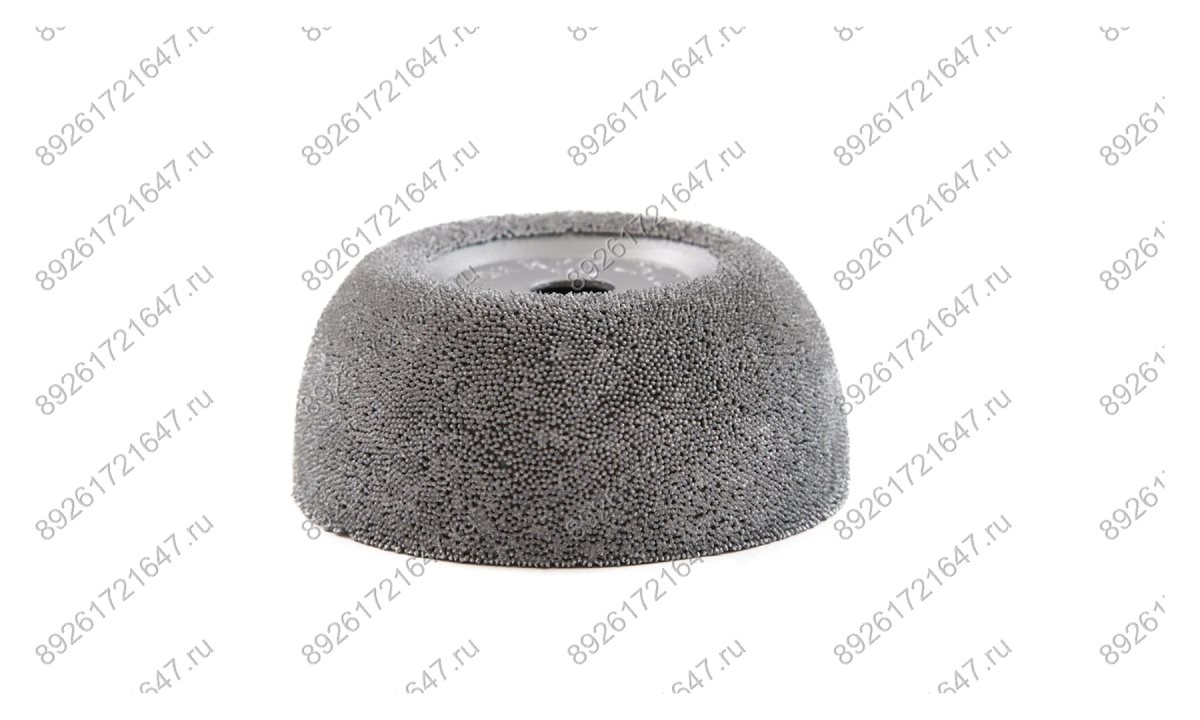  NS107 Полусфера шероховальная, Ø63,1x26,9мм, AH 9,5мм, 170 Grit (0)