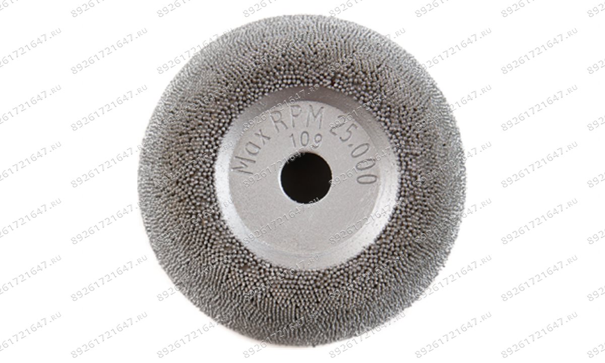  NS109 Полусфера шероховальная, Ø63,1x26,9мм, AH 9,5мм, 230 Grit (1)