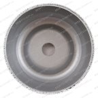  NS109 Полусфера шероховальная, Ø63,1x26,9мм, AH 9,5мм, 230 Grit мни (3)