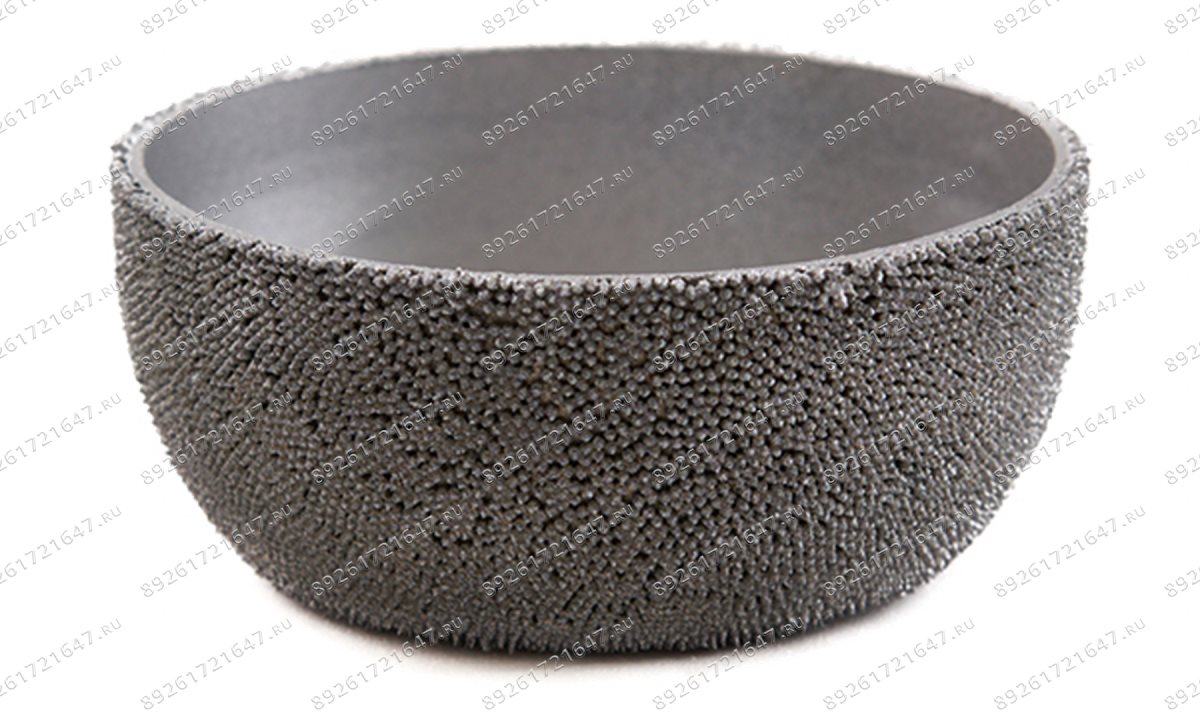  NS109 Полусфера шероховальная, Ø63,1x26,9мм, AH 9,5мм, 230 Grit (0)