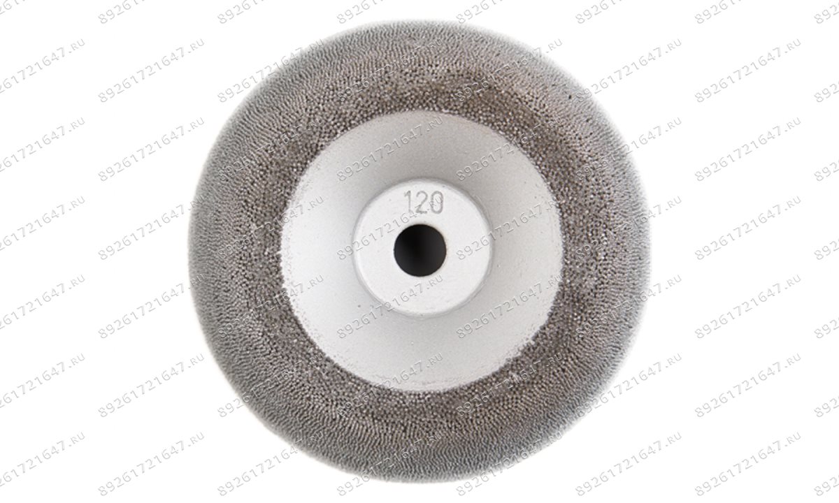  NS120 Полусфера шероховальная, Ø88,9x38,1мм, AH 9,5мм, 230 Grit (1)