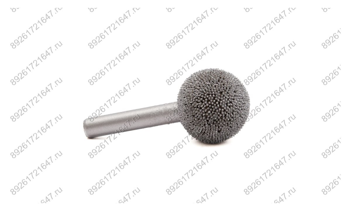  NS602 Шар шероховальный, Ø22,2мм, штифт 6,3мм, 230 Grit (0)