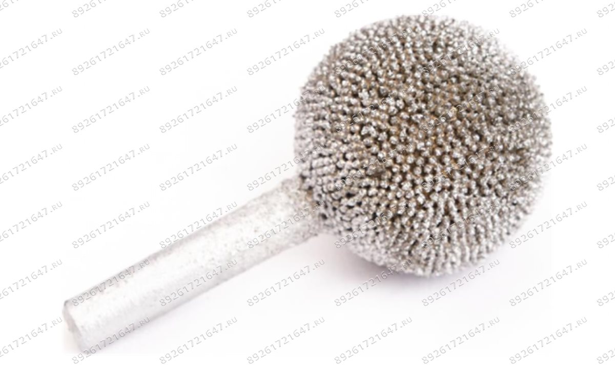  NS605 Шар шероховальный, Ø28,5мм, штифт 6,3мм, 330 Grit (1)