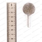  NS605 Шар шероховальный, Ø28,5мм, штифт 6,3мм, 330 Grit мни (1)