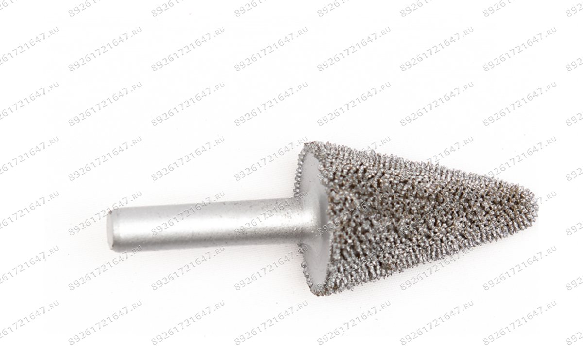  NS612 Конус шероховальный, Ø22,2х31,7мм, штифт 6,3мм, 230 Grit (1)