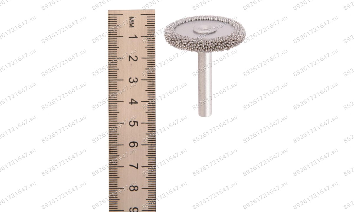  NS619 Диск шероховальный, Ø34,9х6,3мм, штифт 6,3мм, 330 Grit (1)