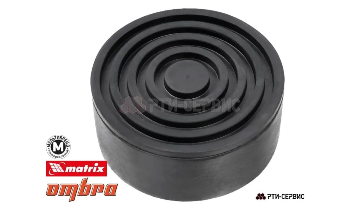  Накладка резиновая на домкрат подкатной ø105 h45 (0)