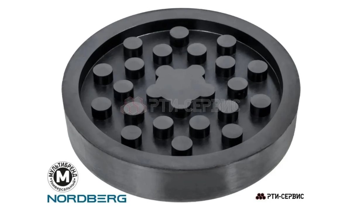  Опора резиновая на домкрат подкатной ø93 h20 (0)