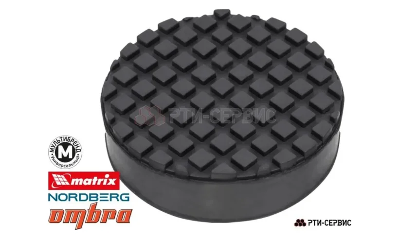 Накладка резиновая на домкрат подкатной ø42 h27 фото